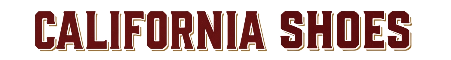 California Shoes Text Logo